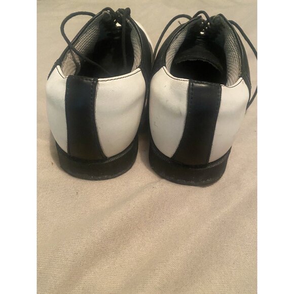 Wolverine Shoes Men's Golf Athletic Size 10M White Black Lace Spikes - Picture 4 of 8